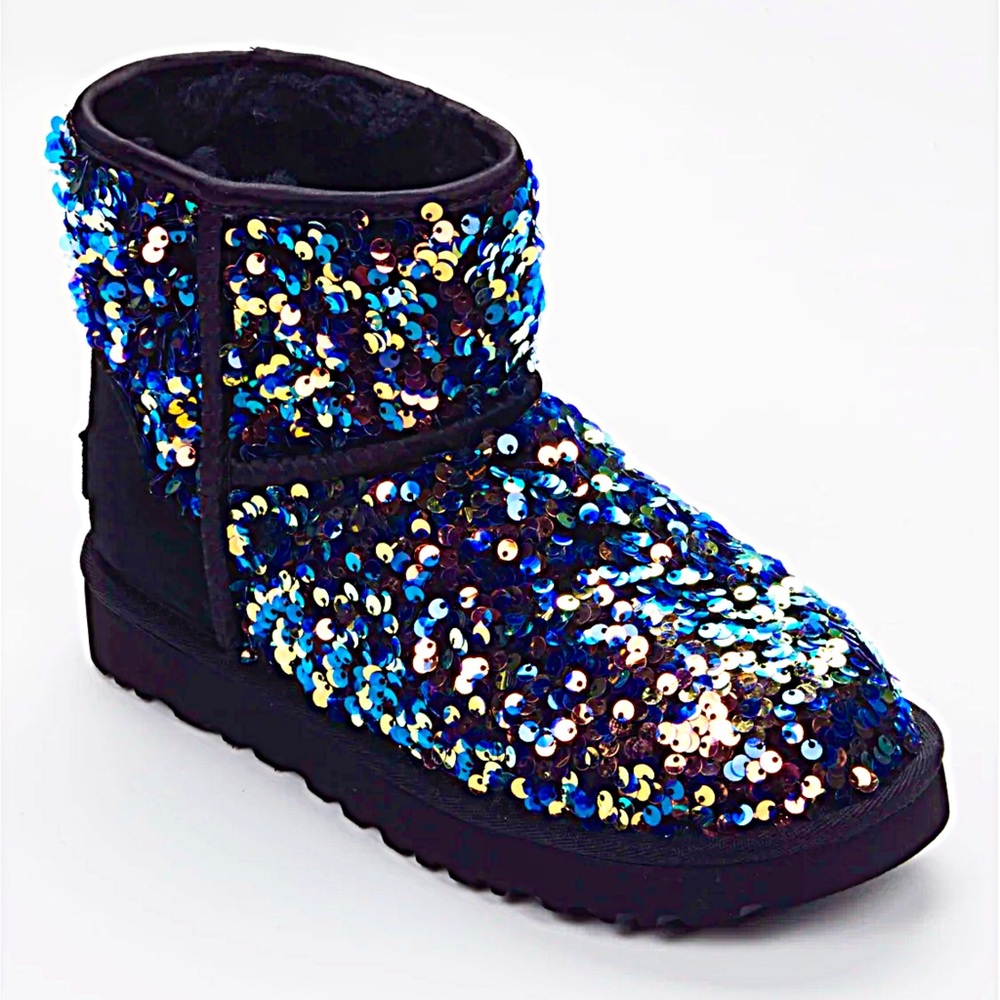 Authentic UGG Classic Mini Stellar Sequin Boots